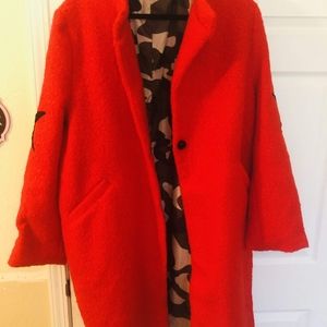 Red camo lines jacket